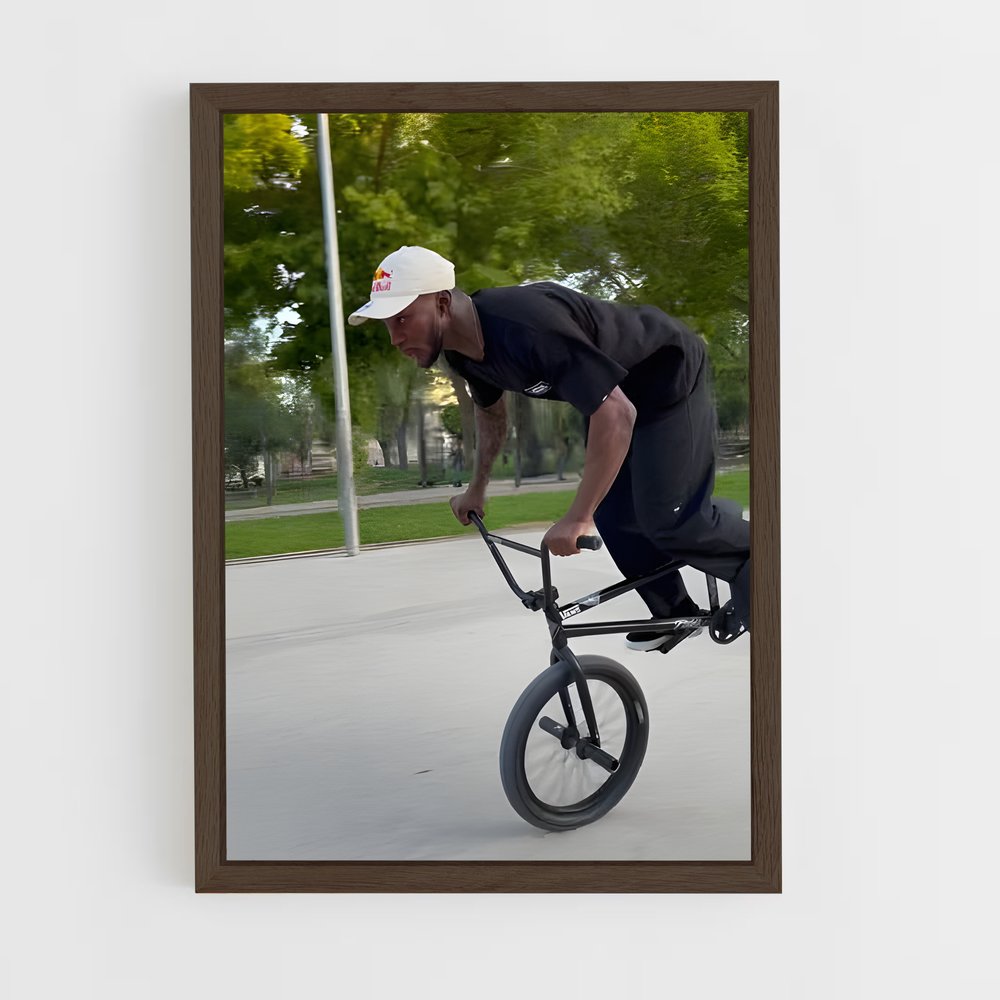 Poster Pédalons Vers l'Aventure – affiche BMX (vue 5)